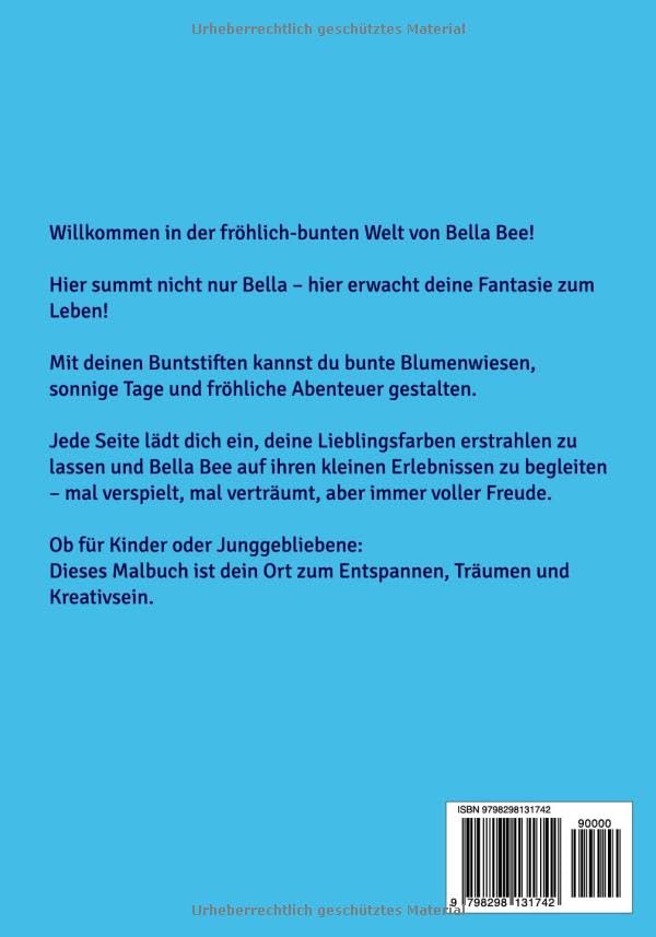 Bella Bee Malbuch