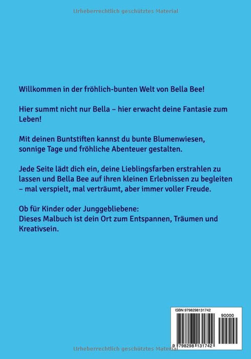 Bella Bee Malbuch