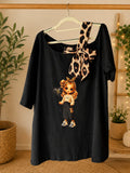 Leo & Leonie – Damen-Shirt mit Leo-Schleife