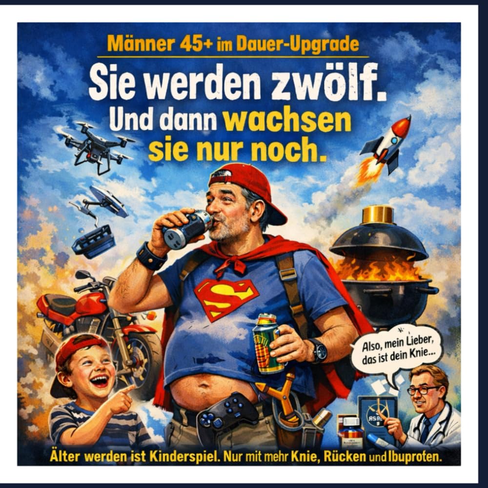 Sie werden zwölf. Und dann wachsen sie nur noch. Männer 45+