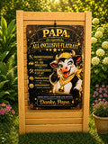 Emailleschild - Papa – All-Inclusive Flatrate