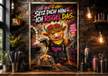 Emailleschild– Teah die Kuh „Setz dich hin – ich regel das."