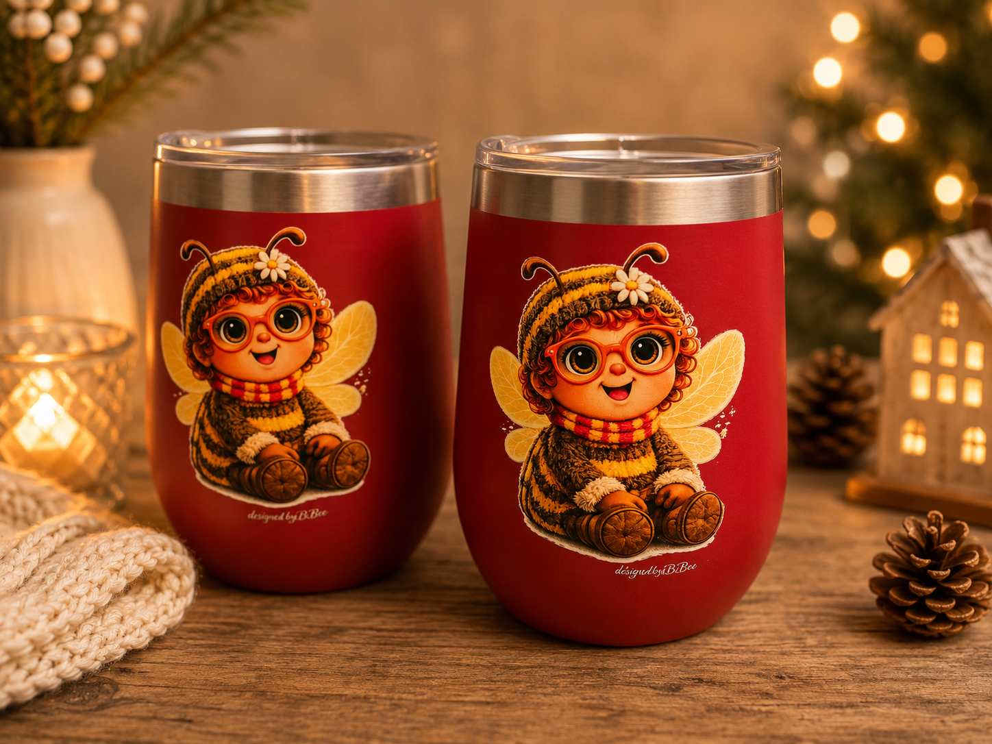 Thermobecher „Bella Bee & Friends“ – mit Geschenkverpackung