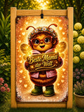 Emailleschild, Bella Bee "Mama- Beste der Welt"