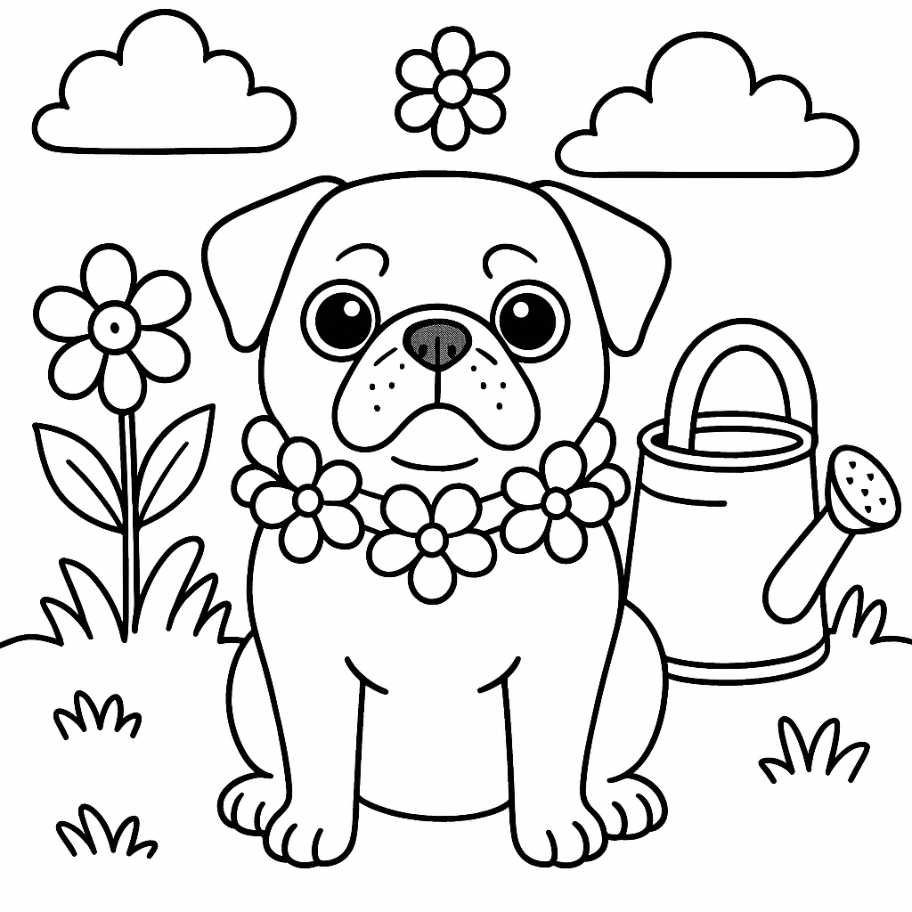 Malbuch, Das Hugo Malbuch - der glückliche Hund!