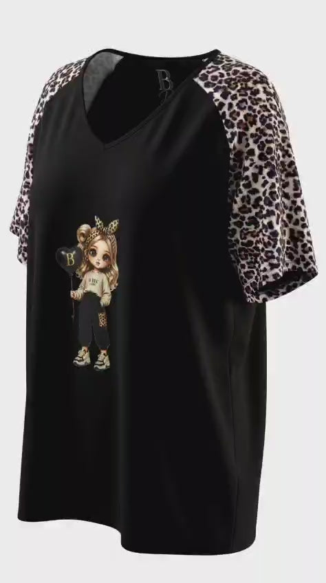 Leo & Leonie Oversize-Shirt – Exklusiv bei B.Bee Label