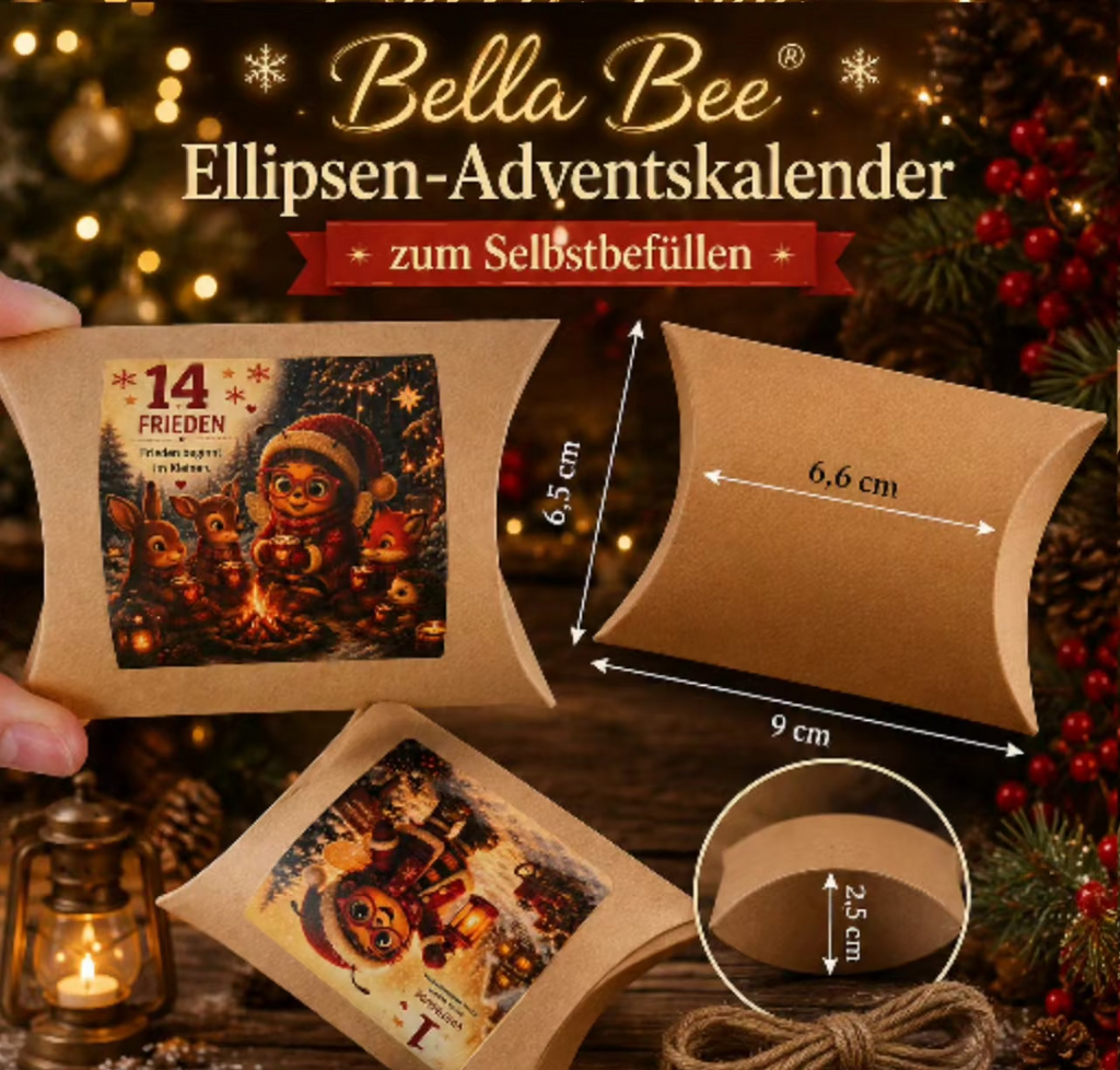 Bella Bee Ellipsen-Adventskalender zum Selbstbefüllen